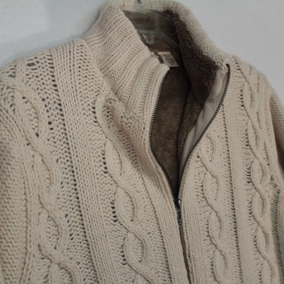 DKNY Beige Cable Knit Sweater - Picture 2 of 13